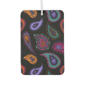 防保はっきりしたペイズリー美しい両面パターン カーエアーフレッシュナー (正面)