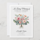 防保フローラ葬祭記念碑 サンキューカード (正面)