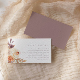 防保素朴秋フローラ図書ベビー エンクロージャーカード