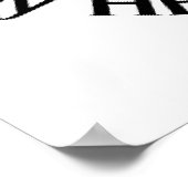 防壁ハイジャンパーのポスター ポスター (角)