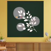 防壁モダンポスター キャンバスプリント (インサイチュ (リビング))