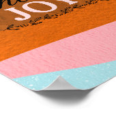 防壁感動的引用文前向きポスター ポスター (角)