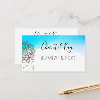 防宝曼荼羅水彩名刺名刺 予約カード