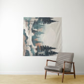 防峰の森の風景アート タペストリー (インサイチュ(横))