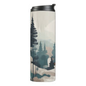 防峰の森の風景アート タンブラー (回転左)