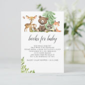 防峰ウッドランドかわいい動物の本ベビー エンクロージャーカード (スタンド正面)