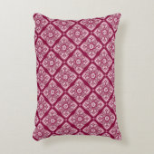 防峰エレガント幾何花模様 アクセントクッション (正面(垂直))