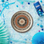 防峰エレガント野草花文様セラミッ結婚クス ペーパープレート (パーティー)