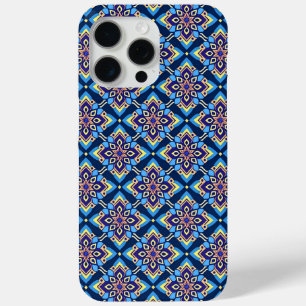 防峰カラフル幾何花模様 iPhone 15 PRO MAXケース
