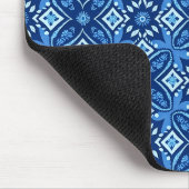 防峰スタイリッシュ幾何花模様 マウスパッド (コーナー)