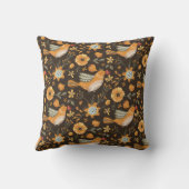 防峰フローラ鳥園模様 クッション (裏面)