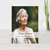 防峰モダン野草葬祭記念事業 カード (裏面)