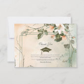 防峰ワイルドフラワー卒業会 サンキューカード (正面)