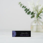 防峰紫曼荼羅メイクアップアーティスト スキニー名刺 (スタンド正面)