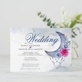 防峰結婚の密教カスタム三日月 招待状 (スタンド正面)