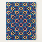 防峰鮮やか幾何花模様 プランナー手帳 (裏面)