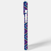 防峰鮮やか幾何花模様 Case-Mate iPhoneケース (裏面 / 左)