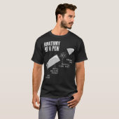 防弾チョークの構造 銃 武器 弾 防弾 Tシャツ (正面フル)