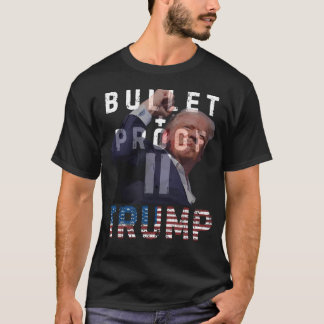 防弾トランプおもしろい- Trump 2024 Tシャツ