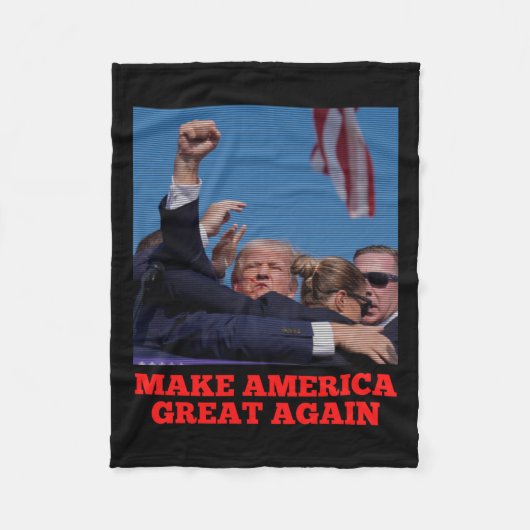 防弾着地の試行V2 1 フリースブランケット (正面)