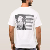 防御の自由のTシャツ Tシャツ (裏面)