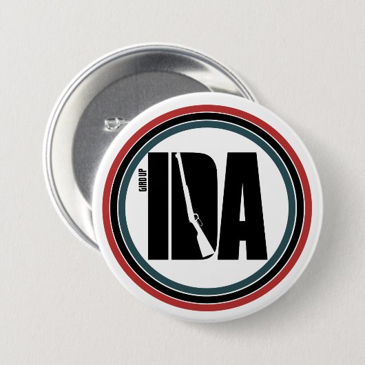 防御を固める | IDA 缶バッジ (正面&裏面)