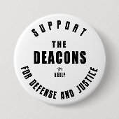 防御を固める | The Deacons 缶バッジ (正面)