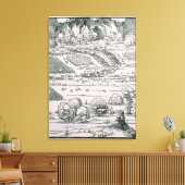 防御措置の実証 キャンバスプリント (インサイチュ (リビング))