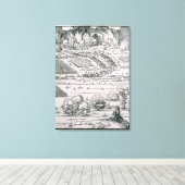 防御措置の実証 キャンバスプリント (インサイチュ (ウッドフロア))