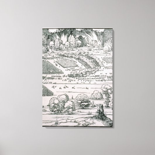 防御措置の実証 キャンバスプリント (正面)