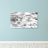 防御措置の実証 キャンバスプリント (インサイチュ (ウッドフロア))