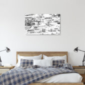 防御措置の実証 キャンバスプリント (インサイチュ (寝室))