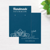 防方白曼荼羅ダークティール（緑がかった色）イヤリングディスプレイ (デスク)