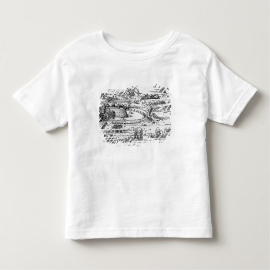 防止方法のデモンストレーション トドラーTシャツ (正面)