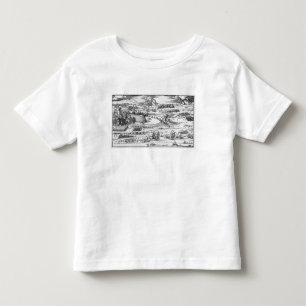 防止方法のデモンストレーション トドラーTシャツ