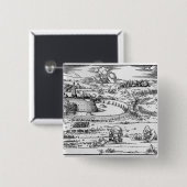 防止方法のデモンストレーション 缶バッジ (正面&裏面)