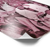 防毒マスクを使用した女性 フォトプリント            (角)