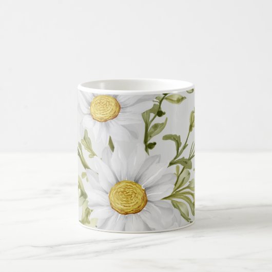 防水の花：フローラ魂のマグカップ コーヒーマグカップ (中央)