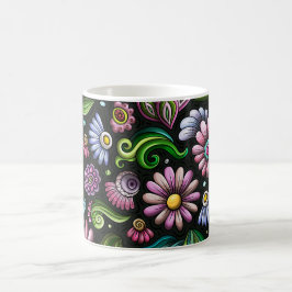 防水の花:マグのフル開花 コーヒーマグカップ
