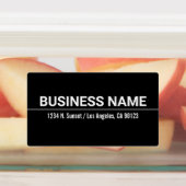 防水はっきりした白黒ラベル ラベル (貼付)