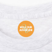 防水キッズモノグラム衣服名ラベル ラベル (貼付)