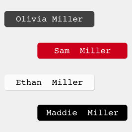 防水クラシックネームラベル学校保育園 ラベル