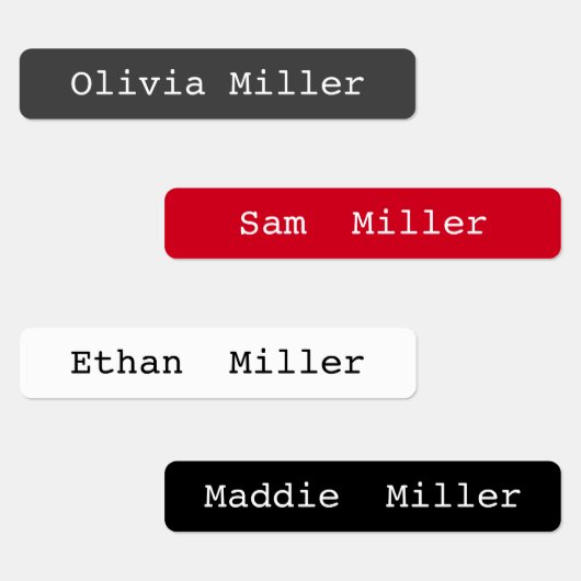 防水クラシックネームラベル学校保育園 ラベル (グループ)