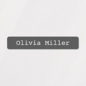 防水クラシックネームラベル学校保育園 ラベル (デザイン1)