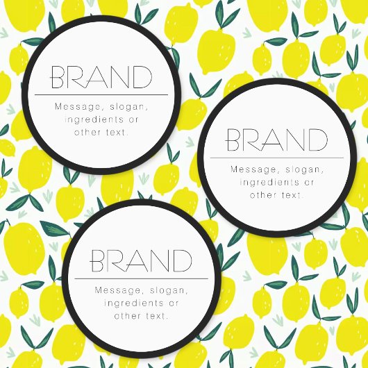 防水スタイリッシュミニマリスト ラベル