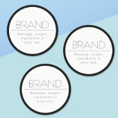 防水スタイリッシュミニマリスト ラベル