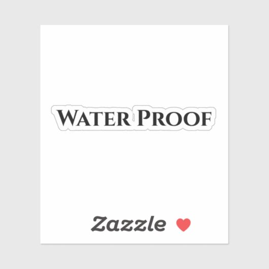 防水スプラッシュフリーパッケージラベル白黒 シール (シート)