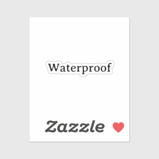 防水スプラッシュフリー包装ラベルシンプルクール シール (シート)