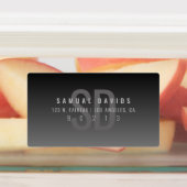 防水ダークモダングはっきりしたレイのアドグラデーションレス ラベル (貼付)