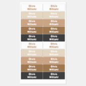 防水デイケア新学期キッズガールズ名 ラベル (シート)